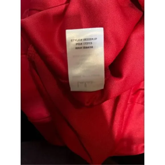 Lulus Modern Diva Red Pleated Sleeveless Bustier Jumpsuit Size M - Picture 9 of 11